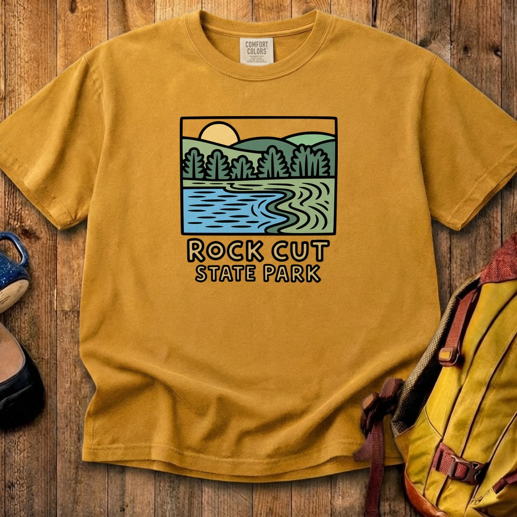Rock Cut State Park Cotton T-Shirt