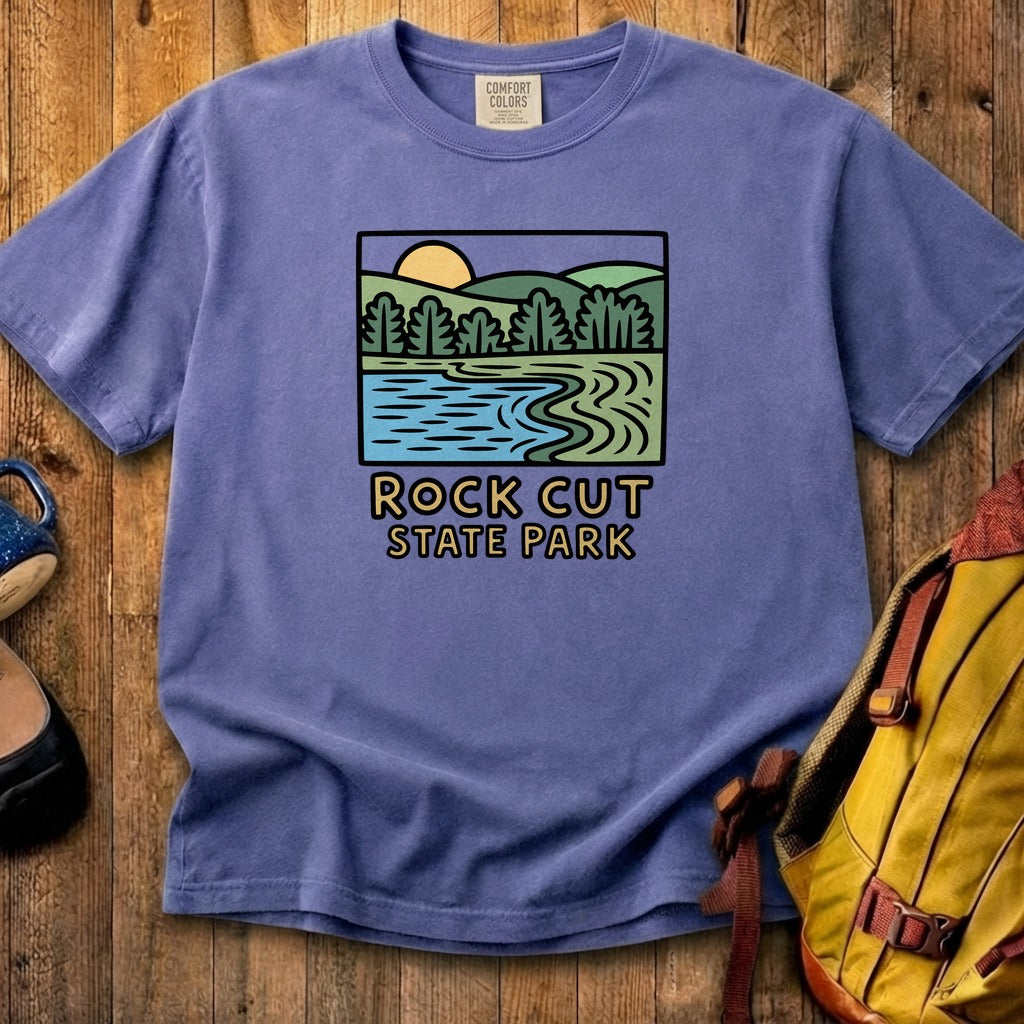 Rock Cut State Park Cotton T-Shirt