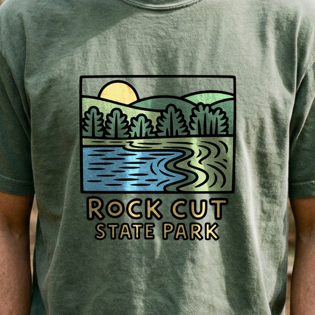 Rock Cut State Park Cotton T-Shirt