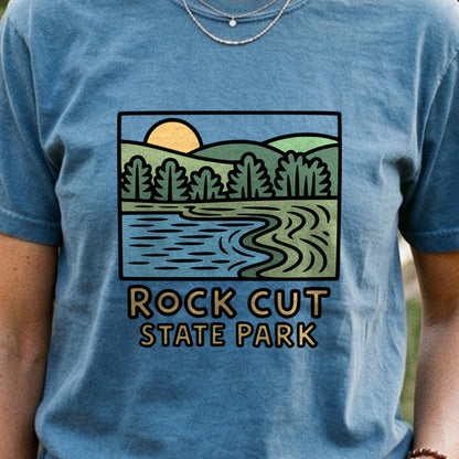 Rock Cut State Park Cotton T-Shirt