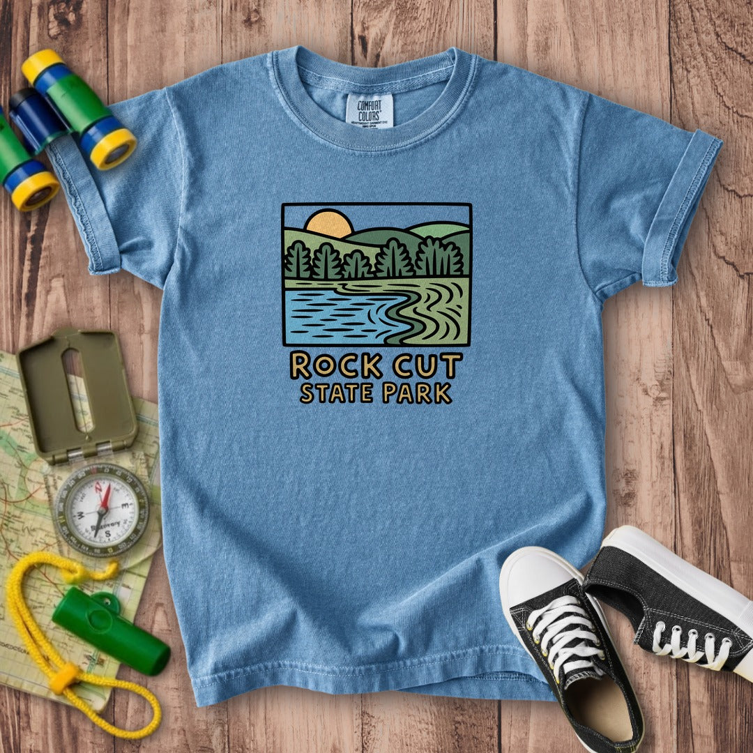 Rock Cut State Park Kids Cotton T-Shirt