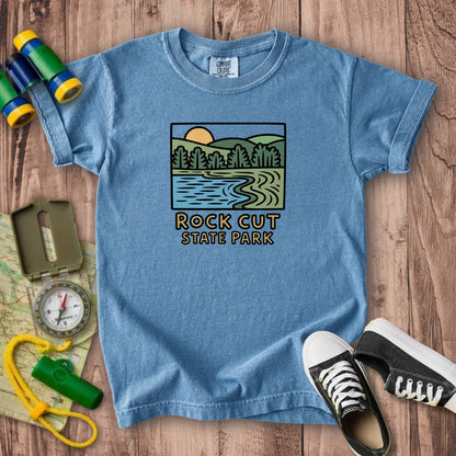 Rock Cut State Park Kids Cotton T-Shirt