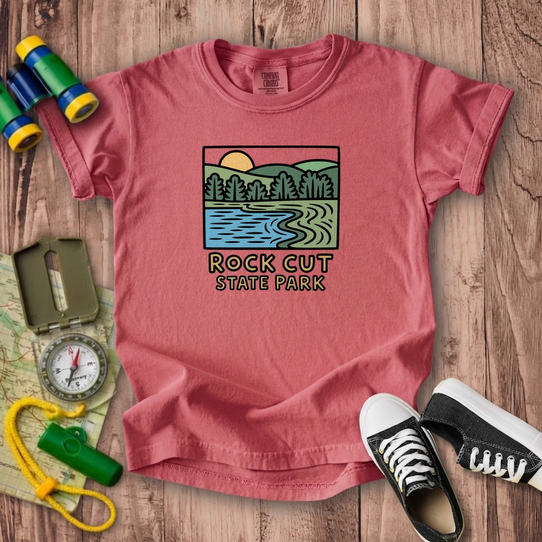 Rock Cut State Park Kids Cotton T-Shirt