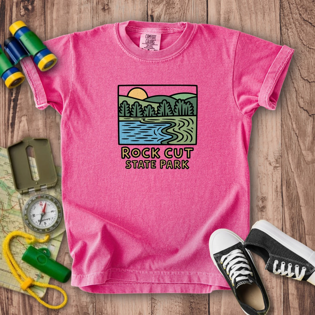 Rock Cut State Park Kids Cotton T-Shirt