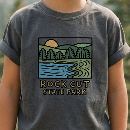 Rock Cut State Park Kids Cotton T-Shirt