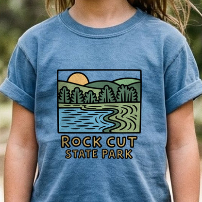 Rock Cut State Park Kids Cotton T-Shirt