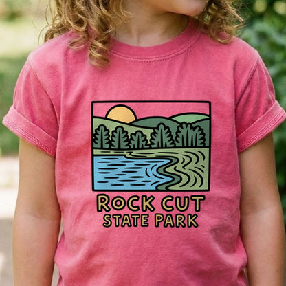 Rock Cut State Park Kids Cotton T-Shirt