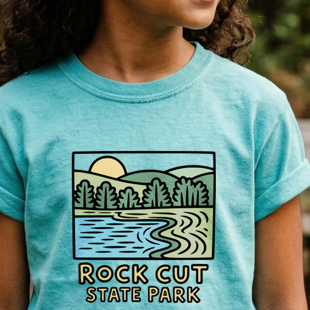 Rock Cut State Park Kids Cotton T-Shirt