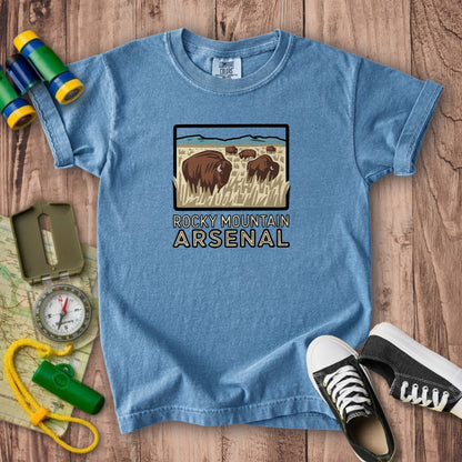 Rocky Mountain Arsenal National Wildlife Refuge Kids Cotton T-Shirt