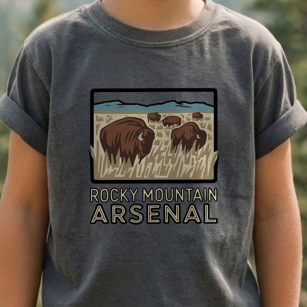 Rocky Mountain Arsenal National Wildlife Refuge Kids Cotton T-Shirt