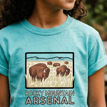 Rocky Mountain Arsenal National Wildlife Refuge Kids Cotton T-Shirt