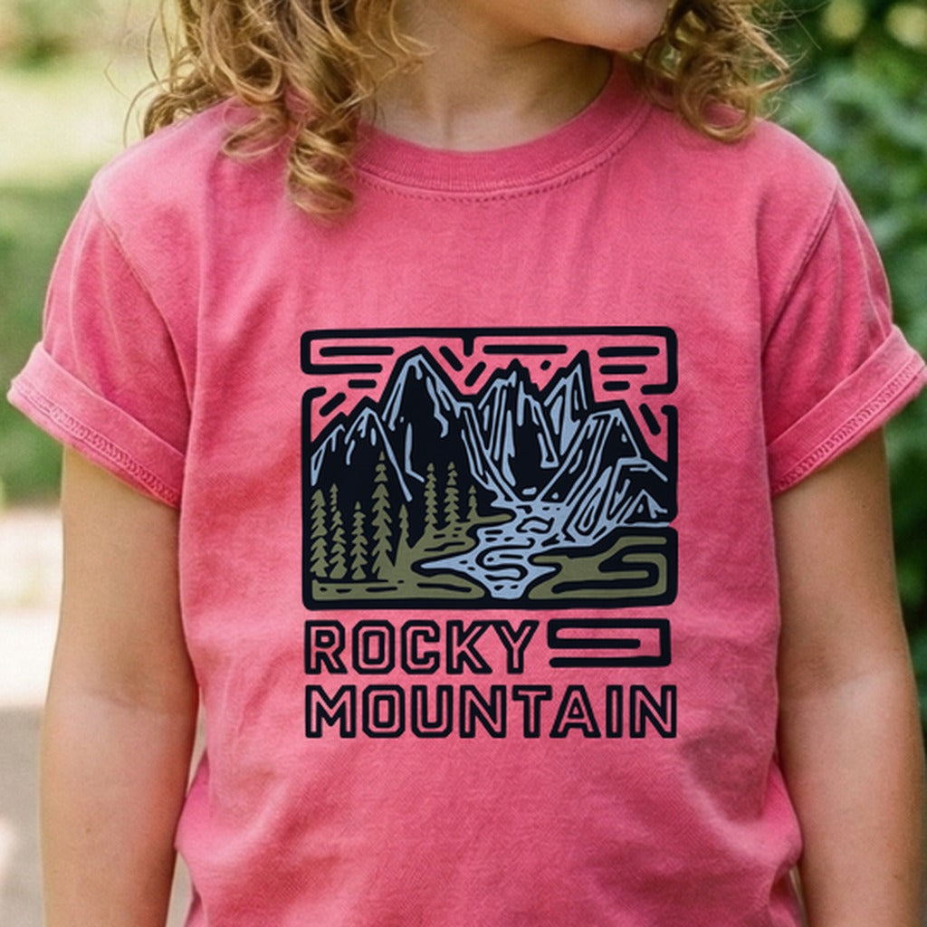 Rocky Mountain National Park Kids Cotton T-Shirt