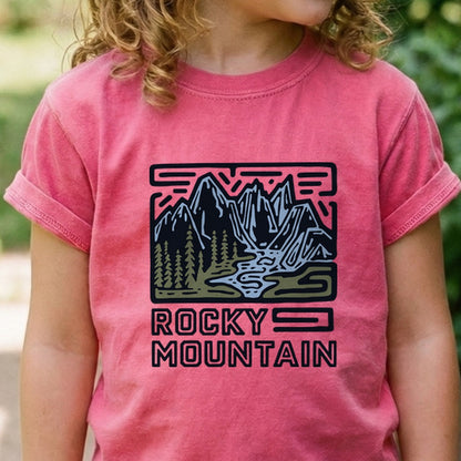 Rocky Mountain National Park Kids Cotton T-Shirt