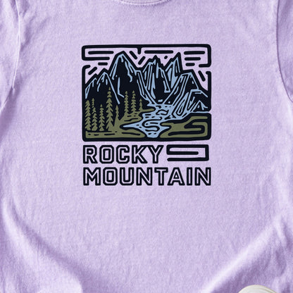 Rocky Mountain National Park Kids Cotton T-Shirt