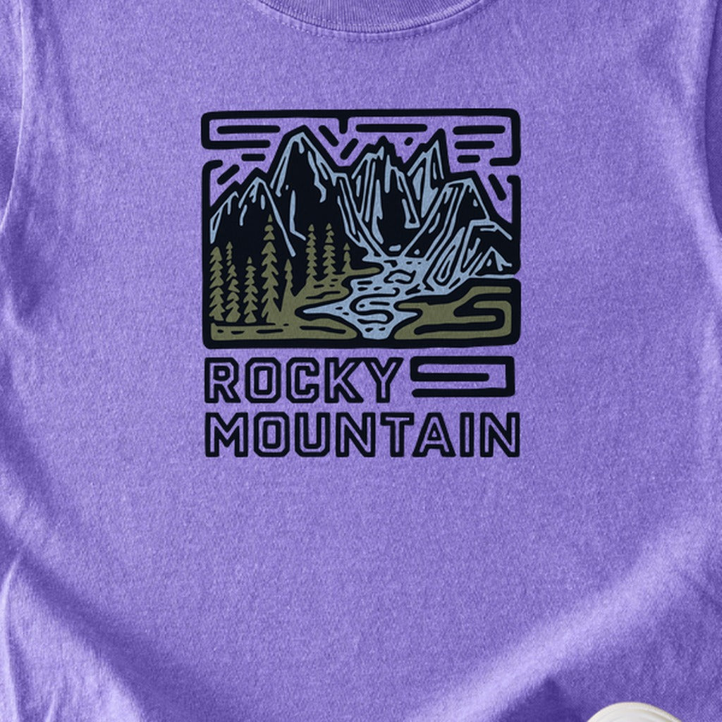 Rocky Mountain National Park Kids Cotton T-Shirt