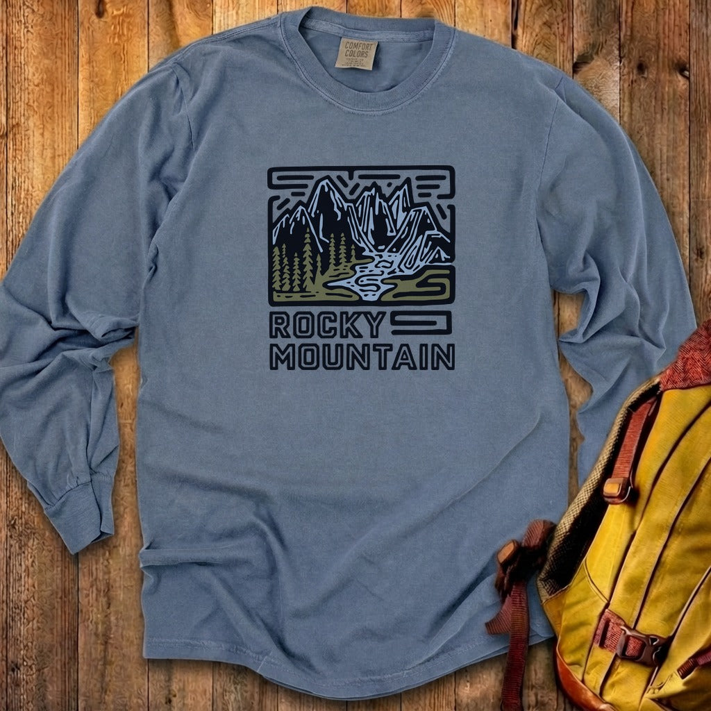 Rocky Mountain National Park Cotton Long Sleeve