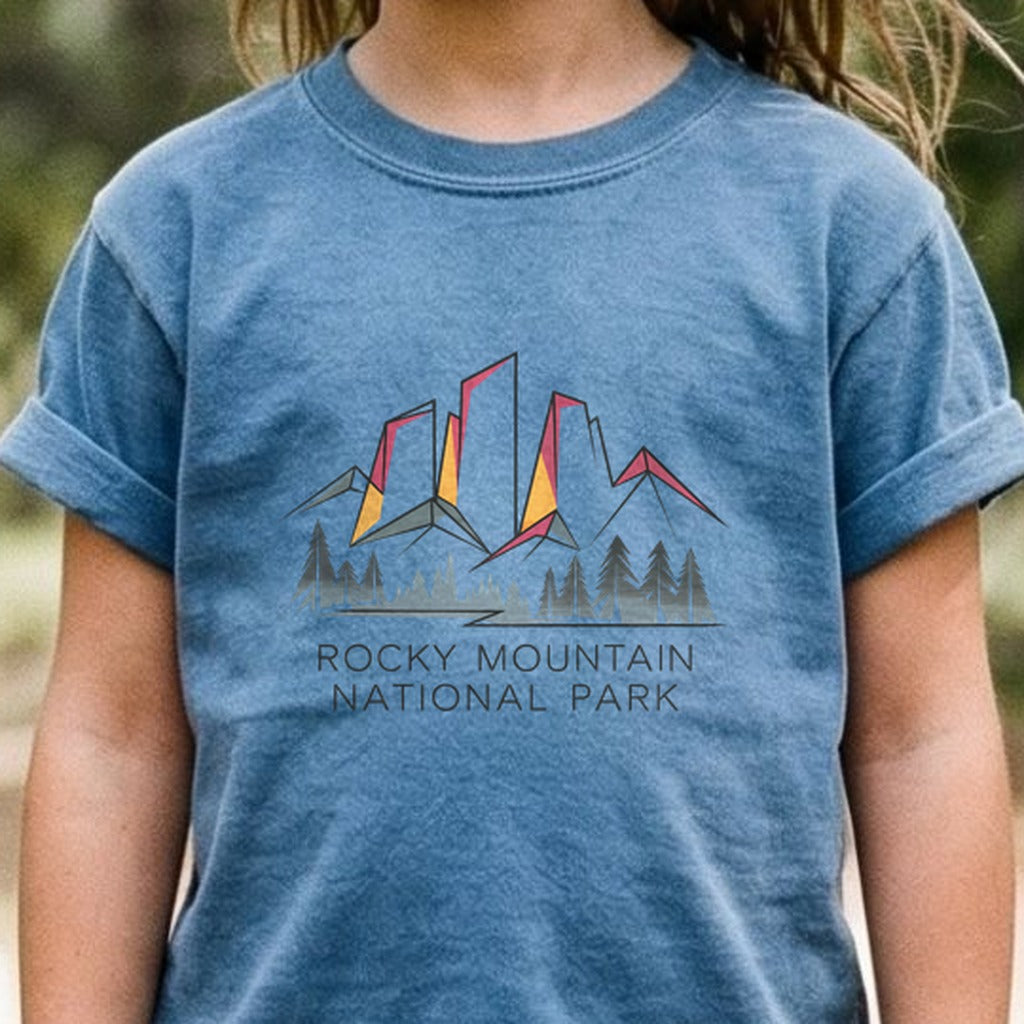 Rocky Mountain National Park 2 Kids Cotton T-Shirt