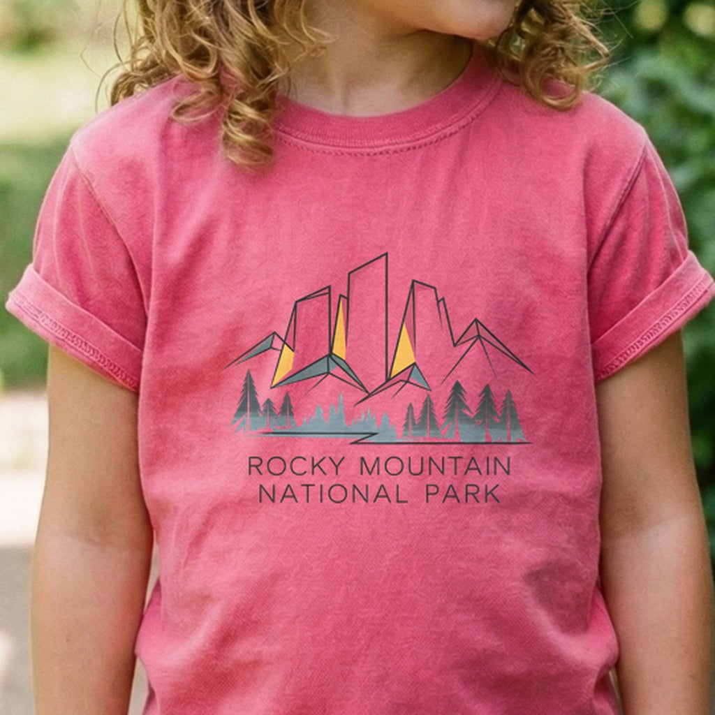 Rocky Mountain National Park 2 Kids Cotton T-Shirt