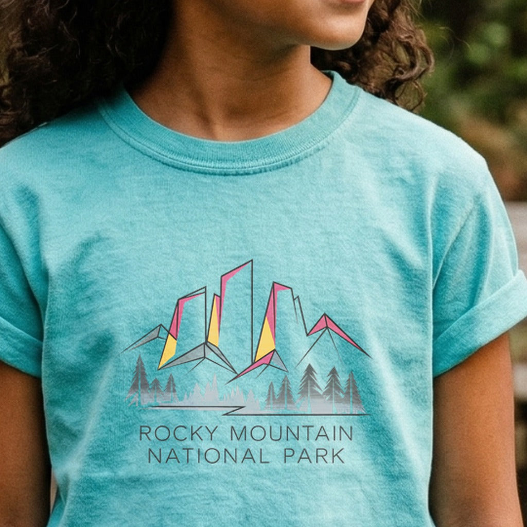 Rocky Mountain National Park 2 Kids Cotton T-Shirt