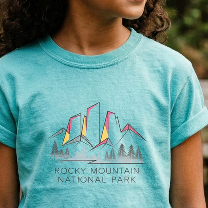 Rocky Mountain National Park 2 Kids Cotton T-Shirt