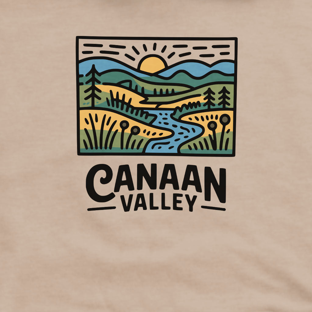 Canaan Valley Crewneck Sweatshirt Adventure and Outdoors Themed Sweatshirt