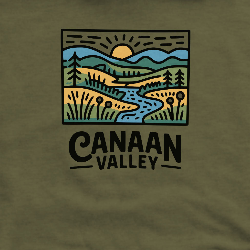Canaan Valley Crewneck Sweatshirt Adventure and Outdoors Themed Sweatshirt