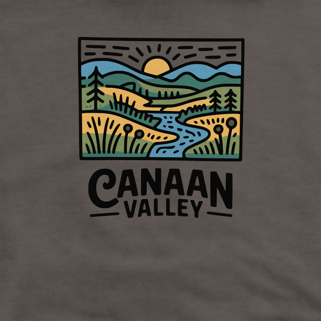 Canaan Valley Crewneck Sweatshirt Adventure and Outdoors Themed Sweatshirt