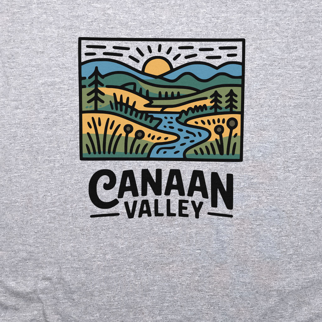 Canaan Valley Crewneck Sweatshirt Adventure and Outdoors Themed Sweatshirt