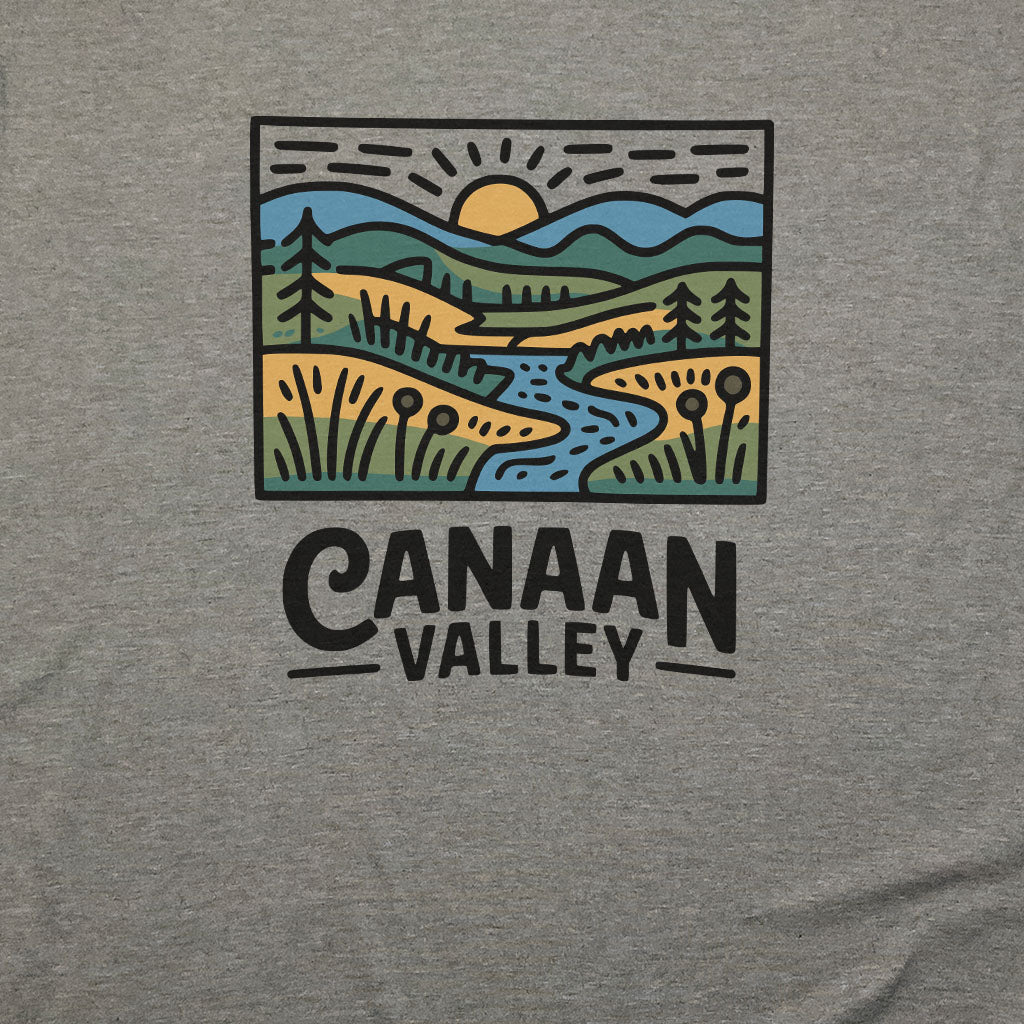 Canaan Valley T-Shirt Adventure and Outdoors Themed T-Shirt