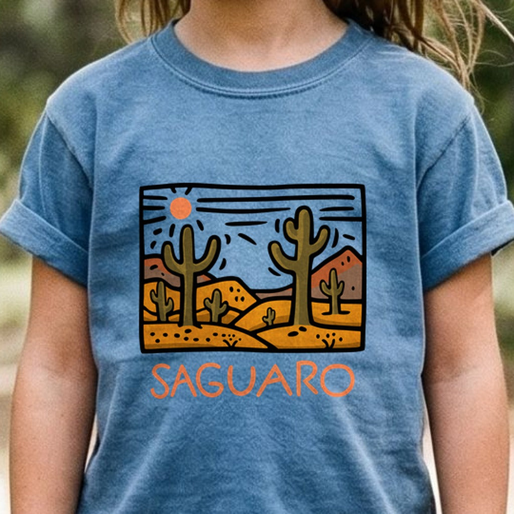 Saguaro National Park Kids Cotton T-Shirt
