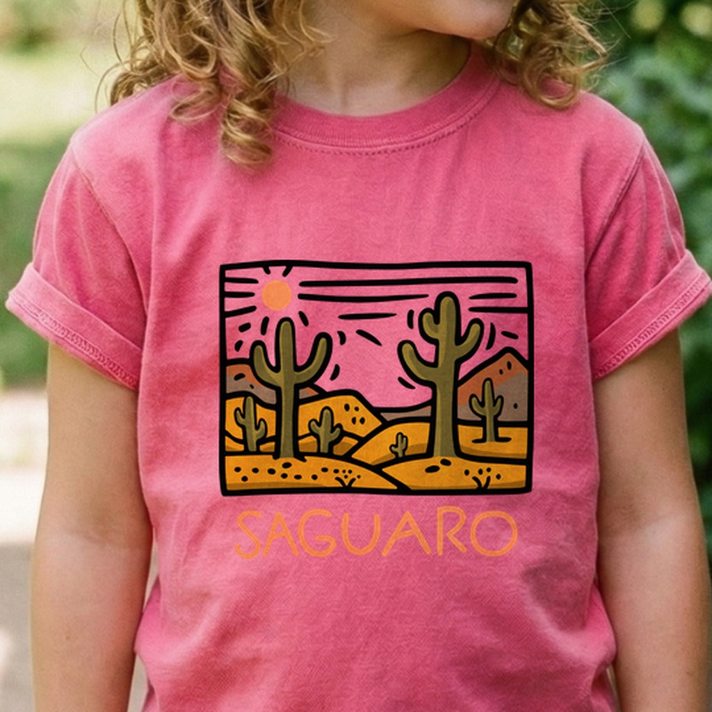 Saguaro National Park Kids Cotton T-Shirt
