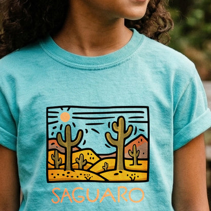 Saguaro National Park Kids Cotton T-Shirt