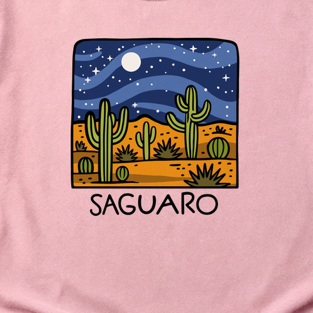Saguaro at Night Cotton T-Shirt