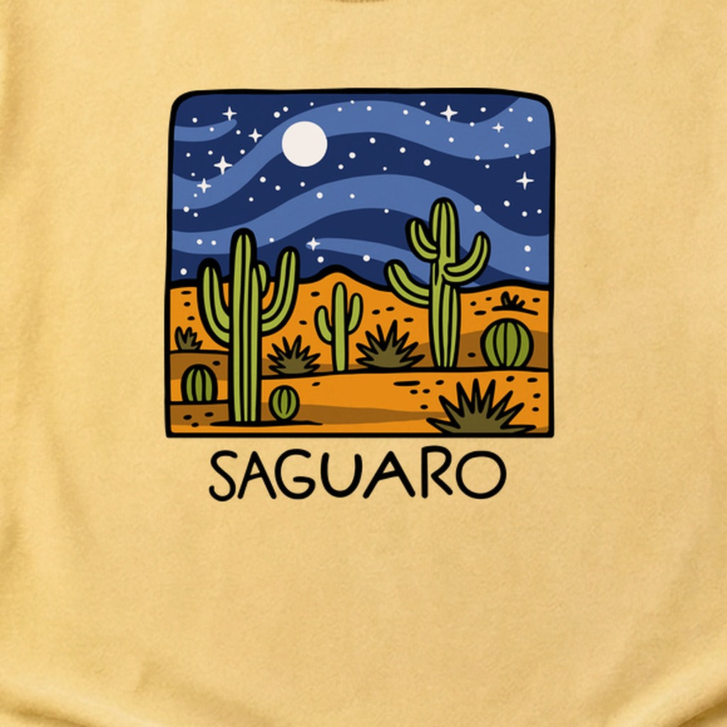 Saguaro at Night Cotton T-Shirt