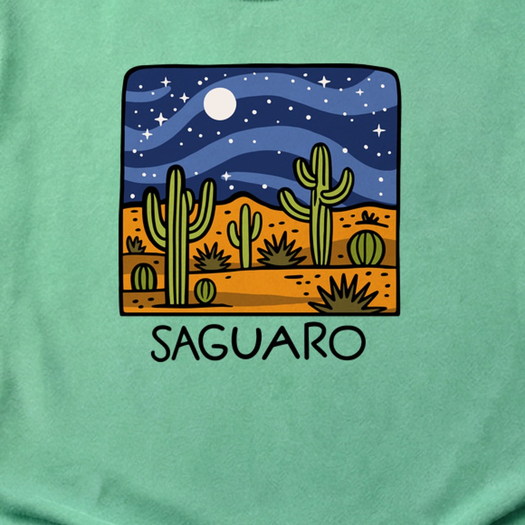 Saguaro at Night Cotton T-Shirt