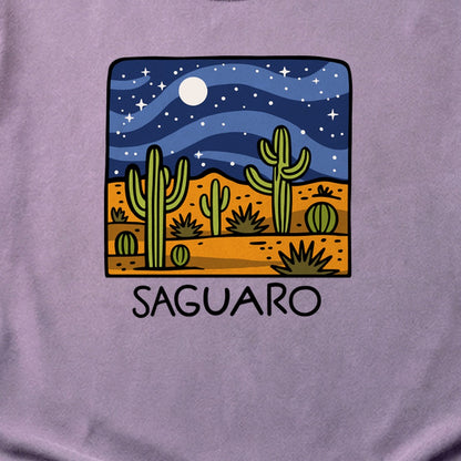 Saguaro at Night Cotton T-Shirt