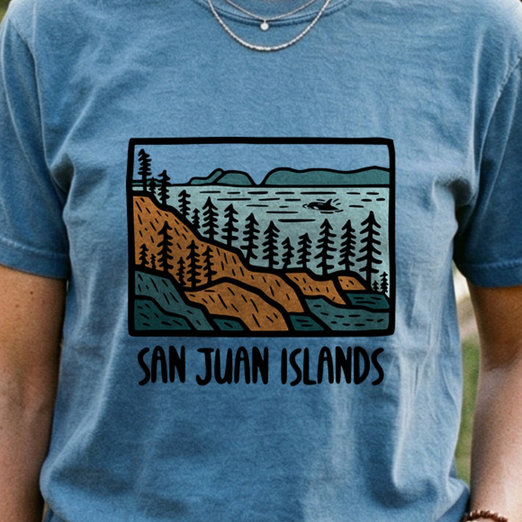 San Juan Islands Cotton T-Shirt