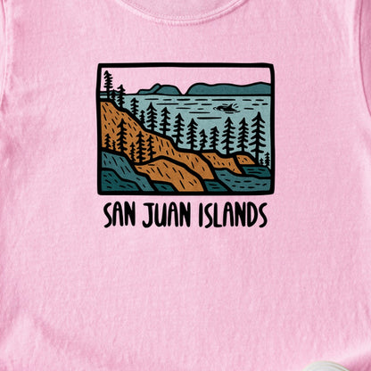 San Juan Islands Kids Cotton T-Shirt