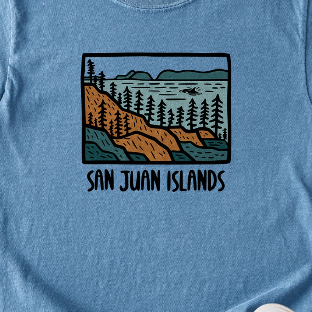 San Juan Islands Kids Cotton T-Shirt