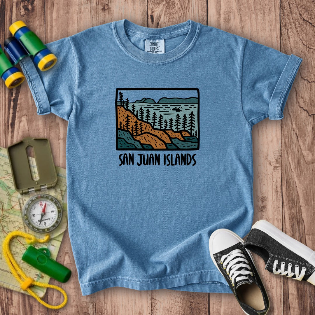 San Juan Islands Kids Cotton T-Shirt