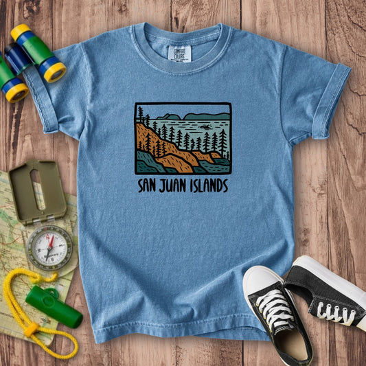 San Juan Islands Kids Cotton T-Shirt