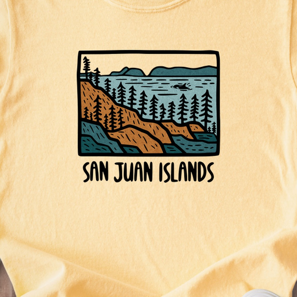 San Juan Islands Kids Cotton T-Shirt