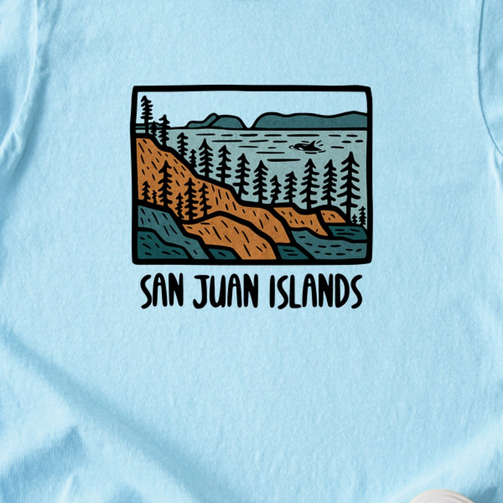 San Juan Islands Kids Cotton T-Shirt
