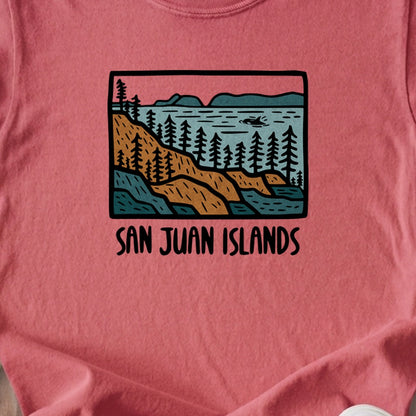 San Juan Islands Kids Cotton T-Shirt
