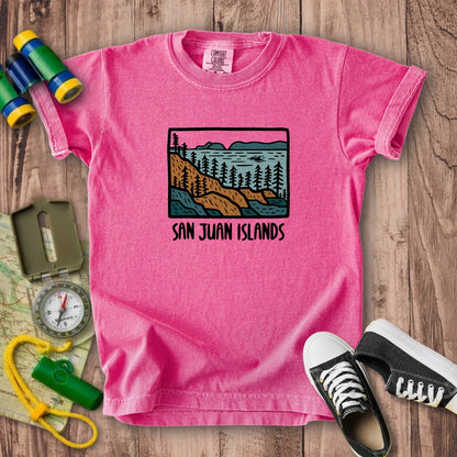 San Juan Islands Kids Cotton T-Shirt