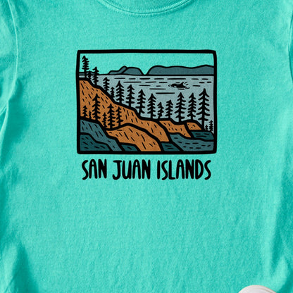 San Juan Islands Kids Cotton T-Shirt