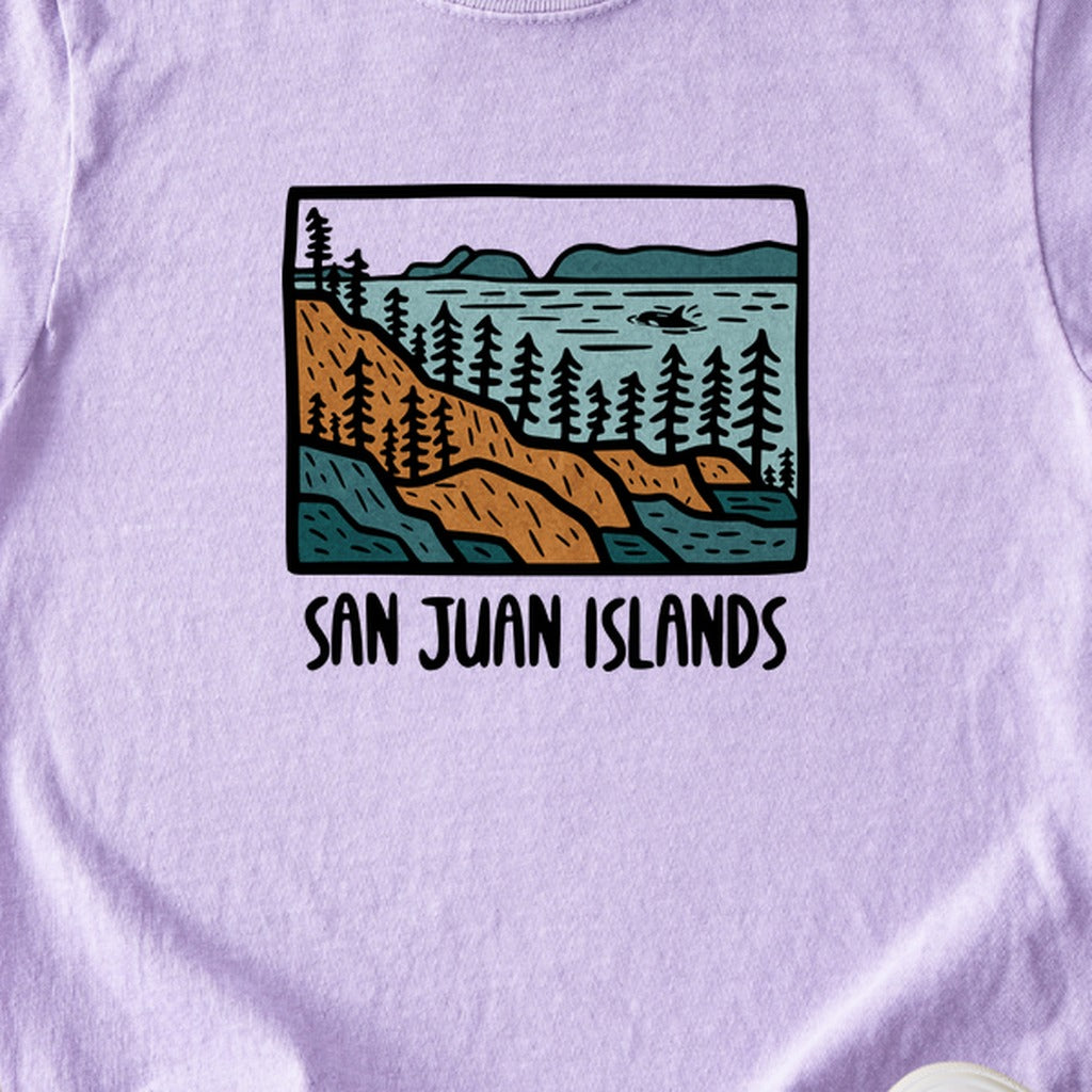 San Juan Islands Kids Cotton T-Shirt
