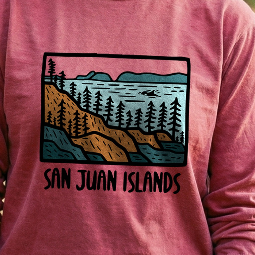 San Juan Islands Cotton Long Sleeve