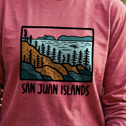 San Juan Islands Cotton Long Sleeve