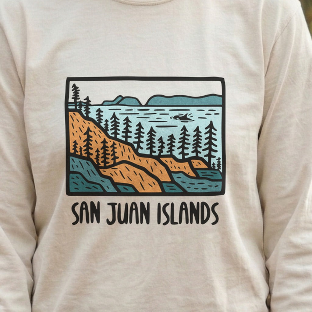 San Juan Islands Cotton Long Sleeve